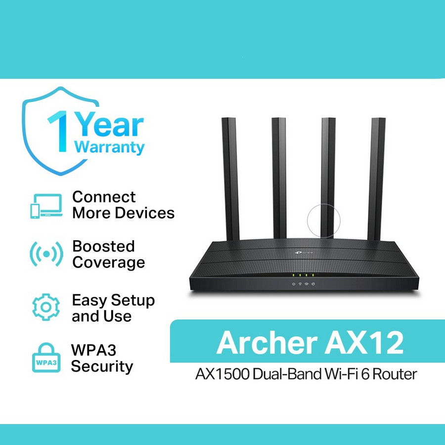 Router TP-Link Archer AX12 - utama